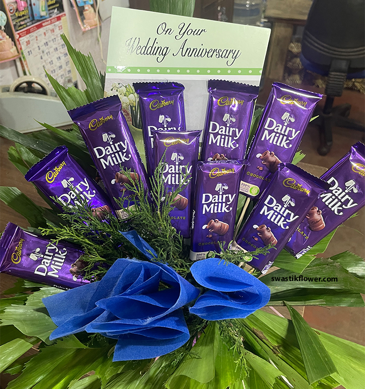 Cadbury Dairy Milk Arrangement