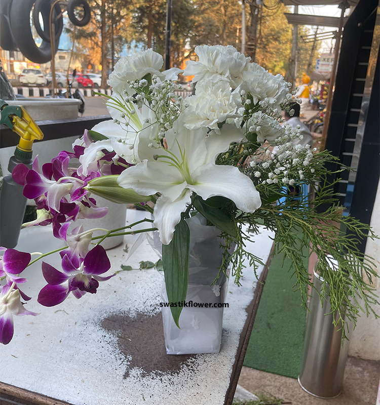 Heavenly White Flowers