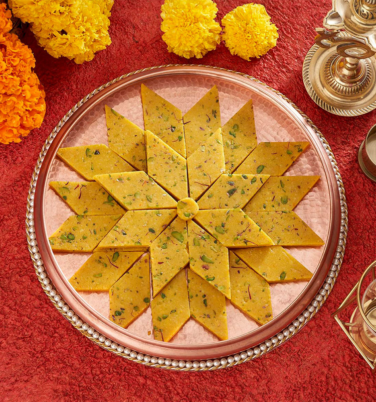 Kesar Kaju Katli Half KG