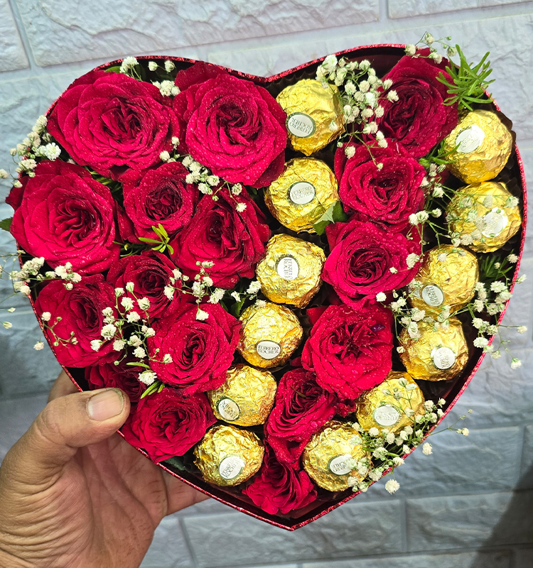 Ferrero & Roses in Heart